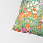 Gustav Klimt "Blumengarten (Flower Garden)" Pillow Sham Gallery Image 4