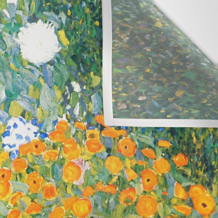Gustav Klimt "Blumengarten (Flower Garden)" Wall Tapestry Gallery Image 3