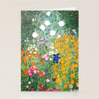 Gustav Klimt "Blumengarten (Flower Garden)" Stationery Card Gallery Image 2