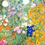 Gustav Klimt "Blumengarten (Flower Garden)" Coffee Mug Gallery Image 2