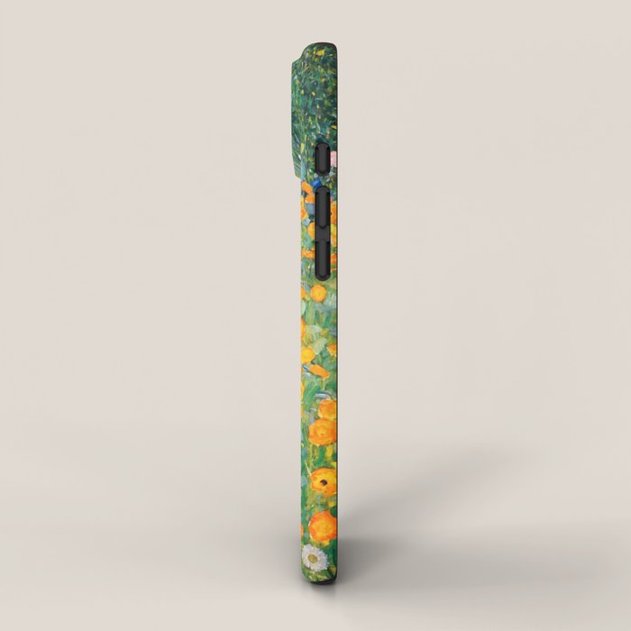 Gustav Klimt "Blumengarten (Flower Garden)" iPhone Case Gallery Image 2