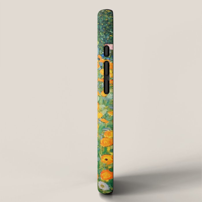 Gustav Klimt "Blumengarten (Flower Garden)" iPhone Case Gallery Image 2