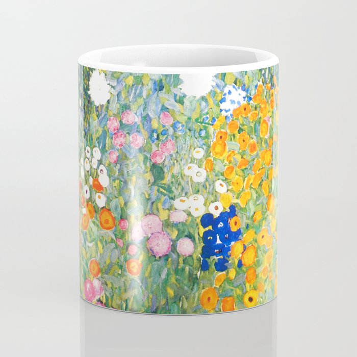 Gustav Klimt "Blumengarten (Flower Garden)" Coffee Mug Gallery Image 4