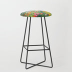 Gustav Klimt "Blumengarten (Flower Garden)" Stool Gallery Image 1
