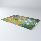 Gustav Klimt "Blumengarten (Flower Garden)" Rug Gallery Image 3