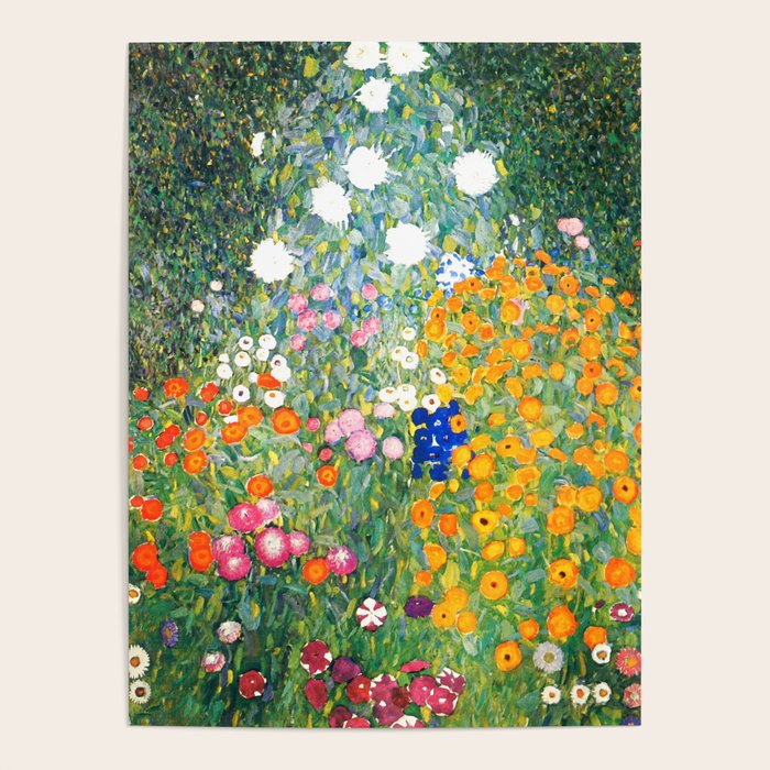 Gustav Klimt "Blumengarten (Flower Garden)" Poster Gallery Image 4