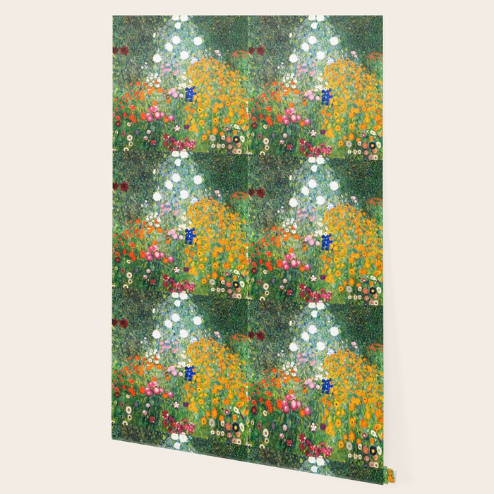 Gustav Klimt "Blumengarten (Flower Garden)" Wallpaper Gallery Image 2