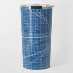 Chicago City Map of the United States - Blueprint Travel Mug Gallery Image 1