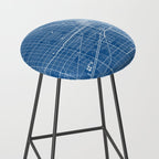 Chicago City Map of the United States - Blueprint Stool Gallery Image 2