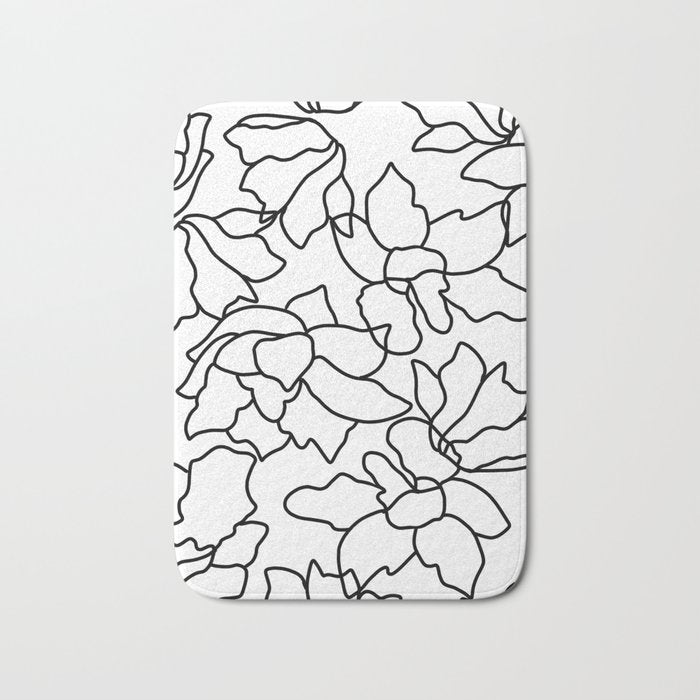 Isla #illustration #drawing Bath Mat Gallery Image 1