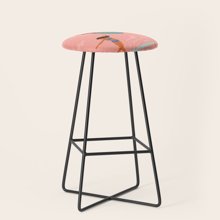Surfer Girls Stool Gallery Image 1