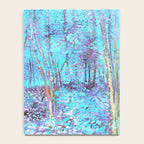 Van Gogh Trees & Underwood Aqua Lavender Notebook Gallery Image 4