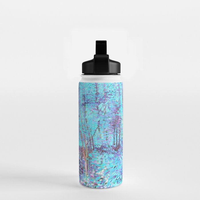 Van Gogh Trees & Underwood Aqua Lavender Water Bottle Gallery Image 2