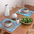 Van Gogh Trees & Underwood Aqua Lavender Placemat Gallery Image 2