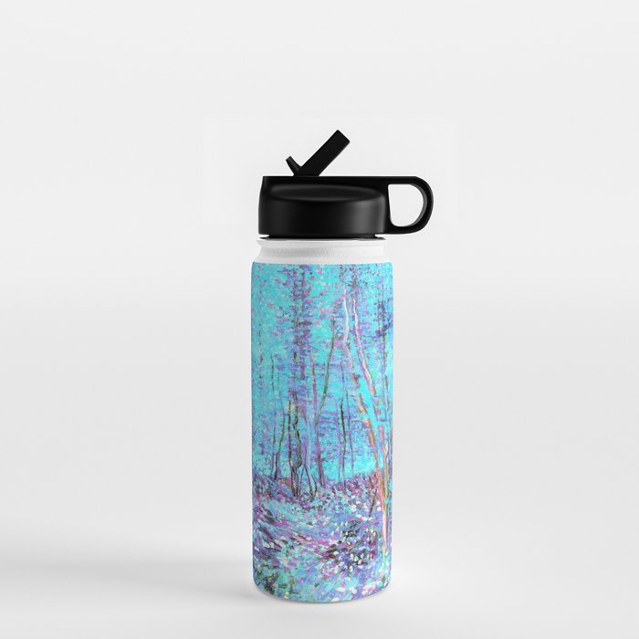 Van Gogh Trees & Underwood Aqua Lavender Water Bottle Gallery Image 1
