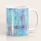 Van Gogh Trees & Underwood Aqua Lavender Coffee Mug Gallery Image 1