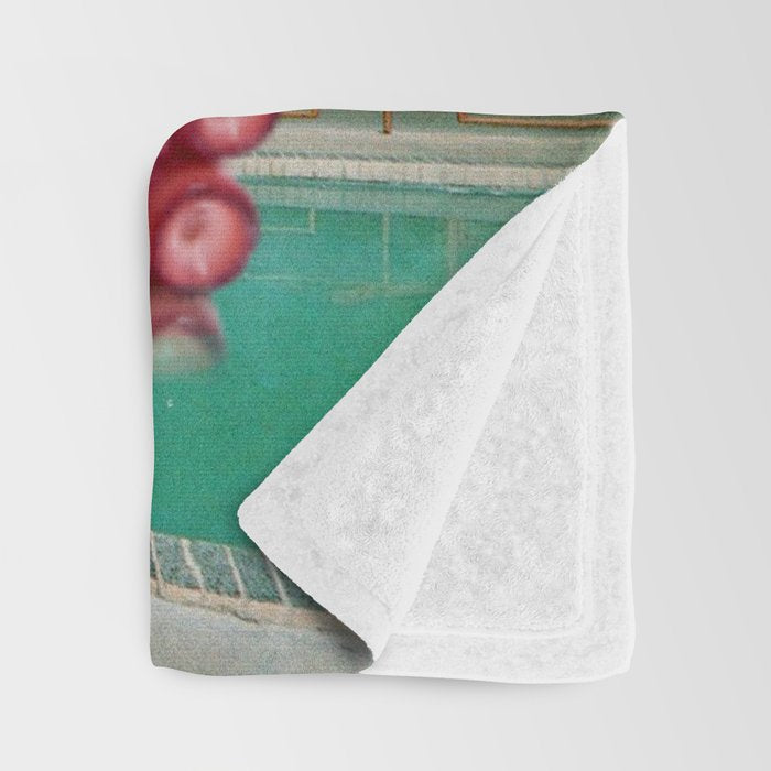 Octopus in the pool Throw Blanket Gallery Image 3