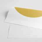 Perfection. Mustard Yellow Sun Dot on White Wrapping Paper Gallery Image 2