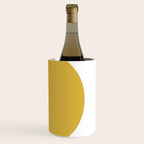 Perfection. Mustard Yellow Sun Dot on White Wine Chiller Gallery Image 3