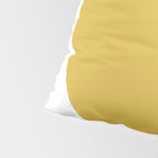 Perfection. Mustard Yellow Sun Dot on White Pillow Sham Gallery Image 4
