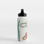 Seba Albertus Snakes With Plants  Water Bottle Gallery Image 3