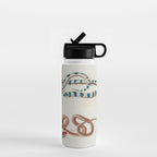 Seba Albertus Snakes With Plants  Water Bottle Gallery Image 1