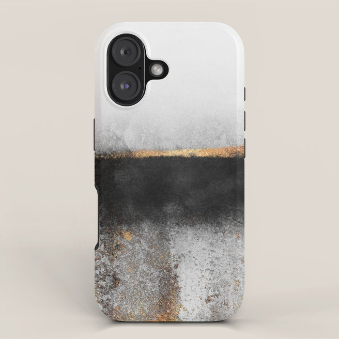 Soot And Gold iPhone Case Gallery Image 1
