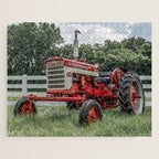 International Harvester Farmall 240 Red Tractor McCormick Deering Jigsaw Puzzle Gallery Image 1