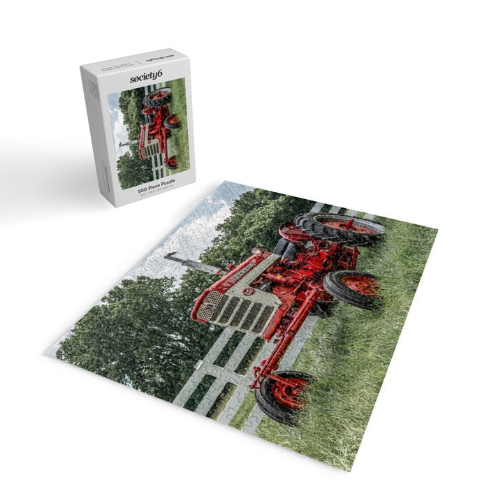 International Harvester Farmall 240 Red Tractor McCormick Deering Jigsaw Puzzle Gallery Image 2
