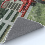International Harvester Farmall 240 Red Tractor McCormick Deering Rug Gallery Image 4