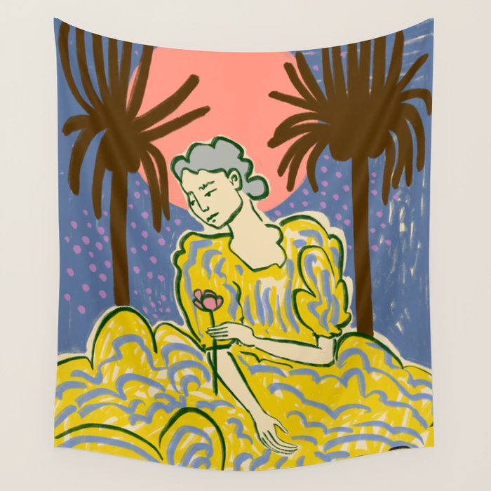 FULL MOON Wall Tapestry Gallery Image 4