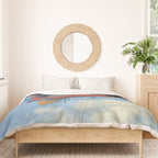 Futuristic Flight Journal Flying Machine Vintage Futurism Antique Illustration Duvet Cover Gallery Image 3