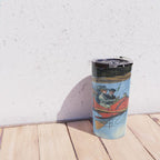 Futuristic Flight Journal Flying Machine Vintage Futurism Antique Illustration Travel Mug Gallery Image 4