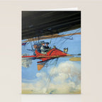 Futuristic Flight Journal Flying Machine Vintage Futurism Antique Illustration Stationery Card Gallery Image 2