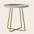 Futuristic Flight Journal Flying Machine Vintage Futurism Antique Illustration Side Table Gallery Image 1