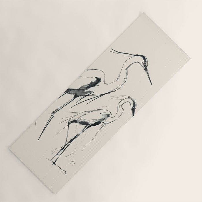 Two Herons Yoga Mat Gallery Image 1