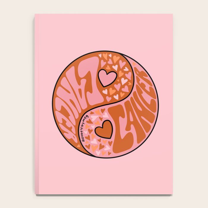 Cancer Yin Yang Notebook Gallery Image 4