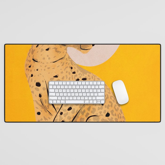 Leopard Desk Mat Gallery Image 1
