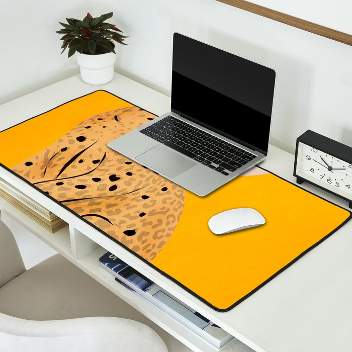 Leopard Desk Mat Gallery Image 2