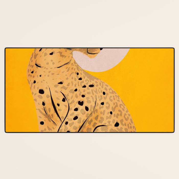Leopard Desk Mat Gallery Image 3