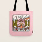 Capricorn Gingerbread House Tote Bag Gallery Image 1