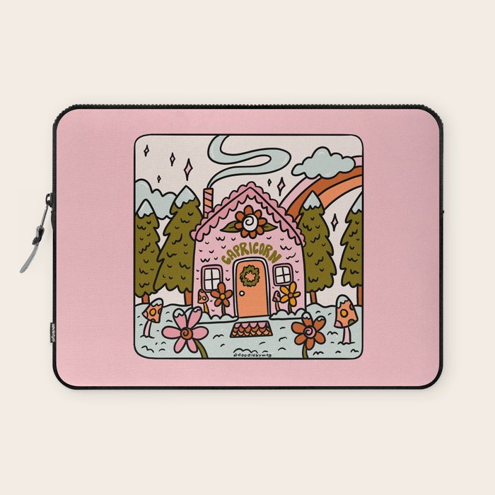 Capricorn Gingerbread House Laptop Sleeve Gallery Image 1
