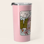 Capricorn Gingerbread House Travel Mug Gallery Image 3
