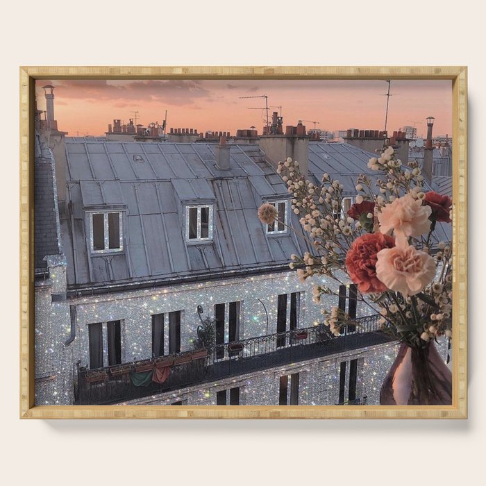 PARIS (vol.1) | Parisian | France | Europe | beautiful buildings | street | glitter | shiny | bling  Serving Tray Gallery Image 1