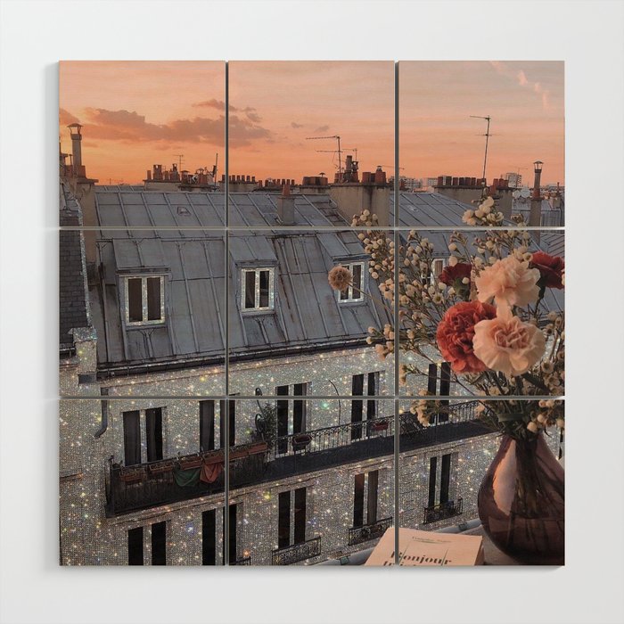 PARIS (vol.1) | Parisian | France | Europe | beautiful buildings | street | glitter | shiny | bling  Wood Wall Art Gallery Image 1