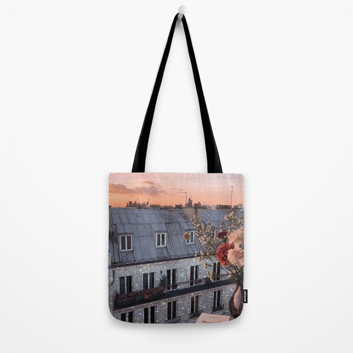 PARIS (vol.1) | Parisian | France | Europe | beautiful buildings | street | glitter | shiny | bling  Tote Bag Gallery Image 2