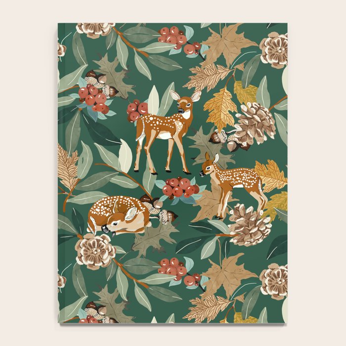 Deer in the autumn nature 22 Notebook Gallery Image 4