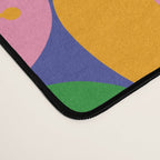 Mid Century Modern Atomic Future Colorful Modtastic Dots and Stars Pattern Desk Mat Gallery Image 4