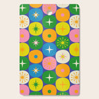 Mid Century Modern Atomic Future Colorful Modtastic Dots and Stars Pattern Cutting Board Gallery Image 1