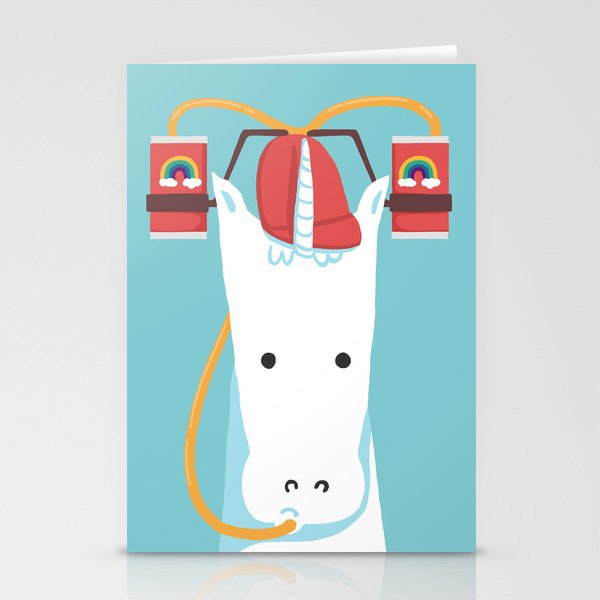 Rainbow Juice Stationery Card Gallery Image 1